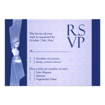 RSVP (with food) Jewish Wedding Flat Card Personalized Invite