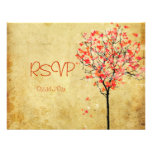 RSVPs require 5x7 invites maple tree/fall wedding