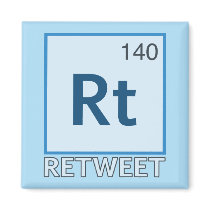 RT 140 / Retweet Element Magnets