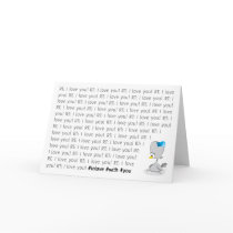 RT I love you RT I love you RT I love you cards