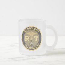 RT RADIOLOGY TECHNICIAN BADGE - LOGO COFFEE MUG