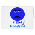 RT Student IM LOSING MY MIND BIG BLUE SMILEY cards