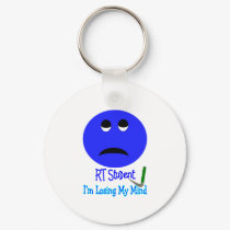 RT Student IM LOSING MY MIND BIG BLUE SMILEY keychains