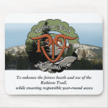 RTF Logo and mountain mouse pad