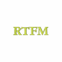 RTFM Jacket embroidered shirts