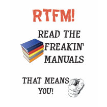 RTFM-T shirt by Gillian_Thornwoods RTFM-T shirt