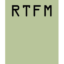 RTFM t-shirts by shemch RTFM t-shirts