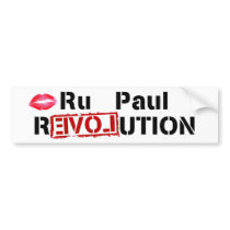 Ru Paul Revolution Bumper Stickers