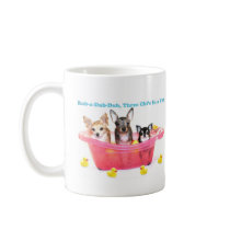 Rub a Dub Dub Three Chis in a Tub Mugs