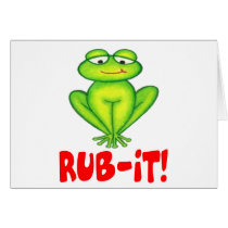 Rub-it Frog cards