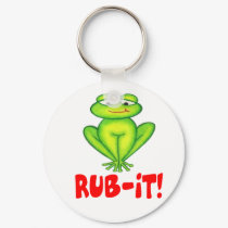 Rub-it Frog keychains
