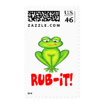 Rub-it Frog postage