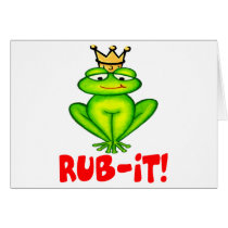 Rub-it Frog Prince cards