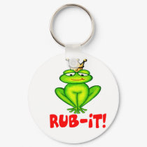 Rub-it Frog Prince keychains