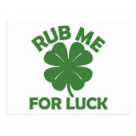 Rub Me For Luck Postcards