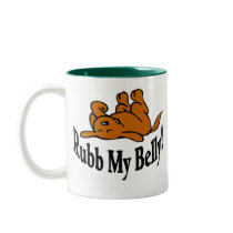 Rub My Belly Shirt mugs