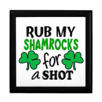Rub My Shamrocks For a Shot gift boxes