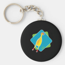 rubber chicken keychain