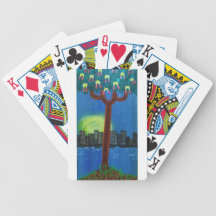 Rubber Chickens do grow on trees! Bicycle Playing Cards