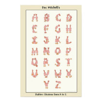 Rubber Chickens from A to Z posters