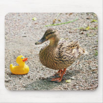 Rubber Duck and Mother Duck mousepads