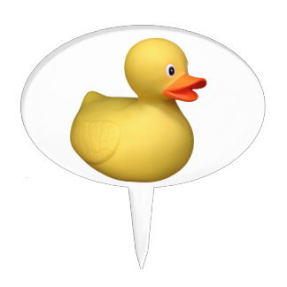 Rubber Duck Cake Toppers | Zazzle