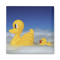 Rubber Duck Family Refrigerator Magnets