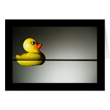 Rubber Duck Floating Card