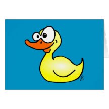Rubber duck greeting cards