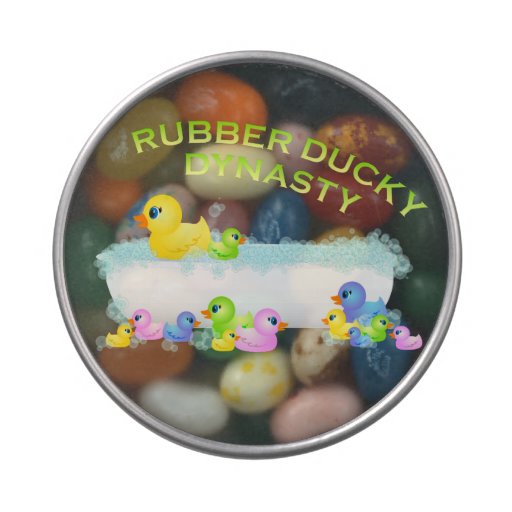 Rubber Duck Jelly Belly Candy Tin Zazzle