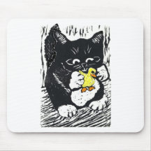 Rubber Duck & Kitten Mousepads