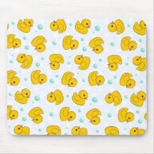 Rubber Duck Pattern Mousepad