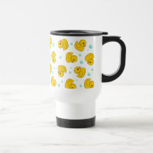Rubber Duck Pattern Mugs