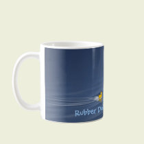 Rubber Duck Playing Chicken mugs