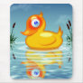 Rubber Duck With Bubbles Mouse Mats