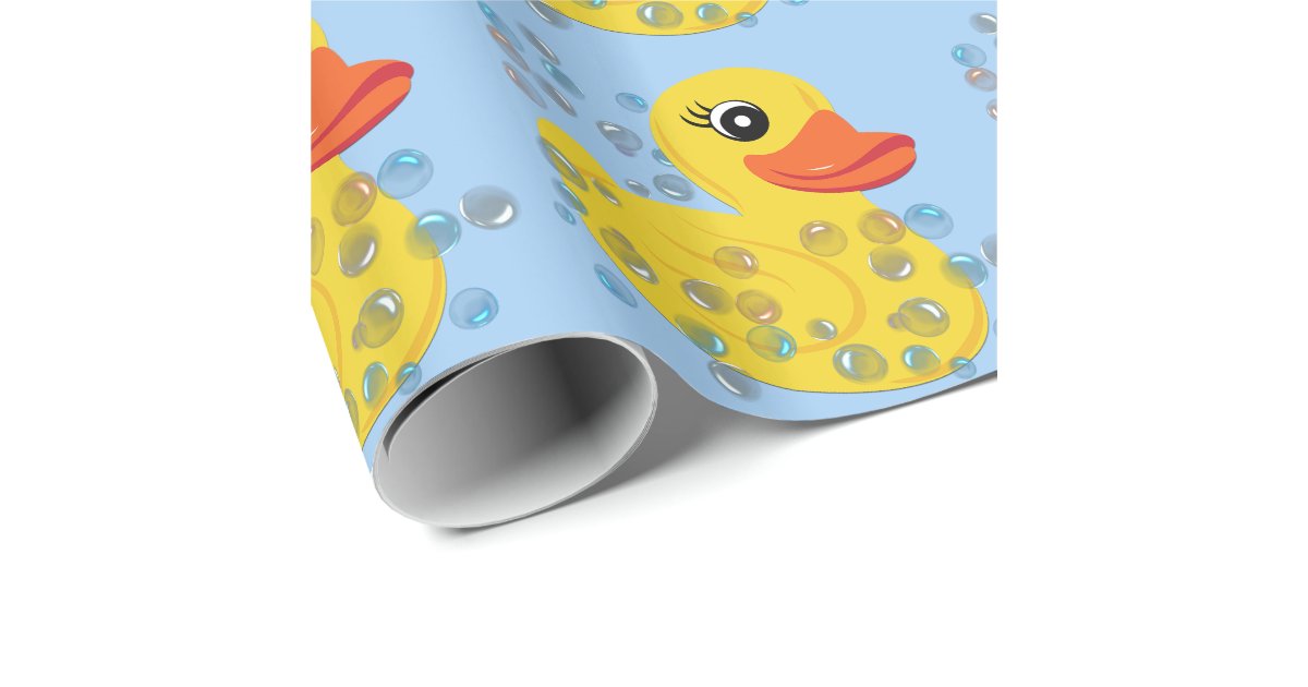 Rubber Duck Wrapping Paper Zazzle