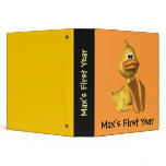 RUBBER DUCKIE BABY ALBUM BINDERS