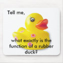 Rubber Duckie Mousepad