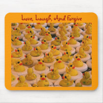 Rubber Duckies Photo Affirmation Mousepad by SmilinEyesTreasures Rubber Duckies Photo Affirmation Mousepad