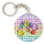 Rubber Duckies Pop Art Key Chains