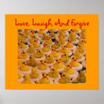Rubber Ducks Affirmation Photo Poster Print