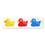 Rubber Ducks bumper stickers