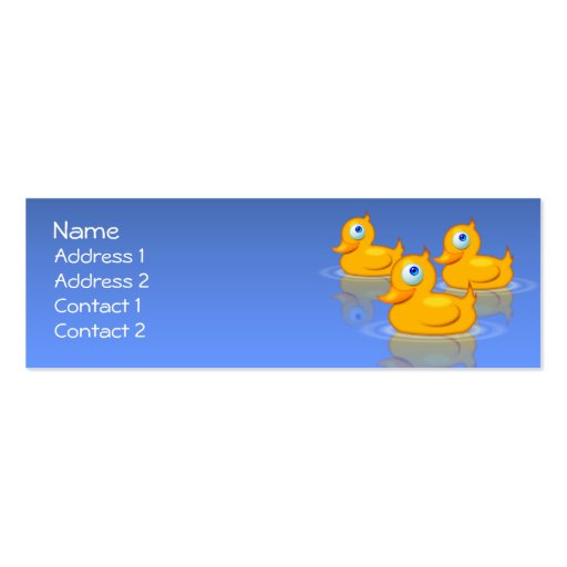 Rubber Ducks Business Card