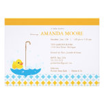 Rubber Ducky Baby Shower Invitation