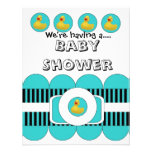Rubber Ducky Baby Shower Invitation