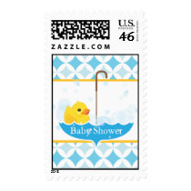 Rubber Ducky Baby Shower Stamp