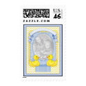 Rubber Ducky Bath - Blue Template postage by Spice Rubber Ducky Bath - Blue Template postage