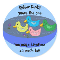 Rubber Ducky - Bathtime sticker