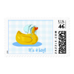 Rubber ducky blue stamps