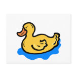 rubber ducky post cards